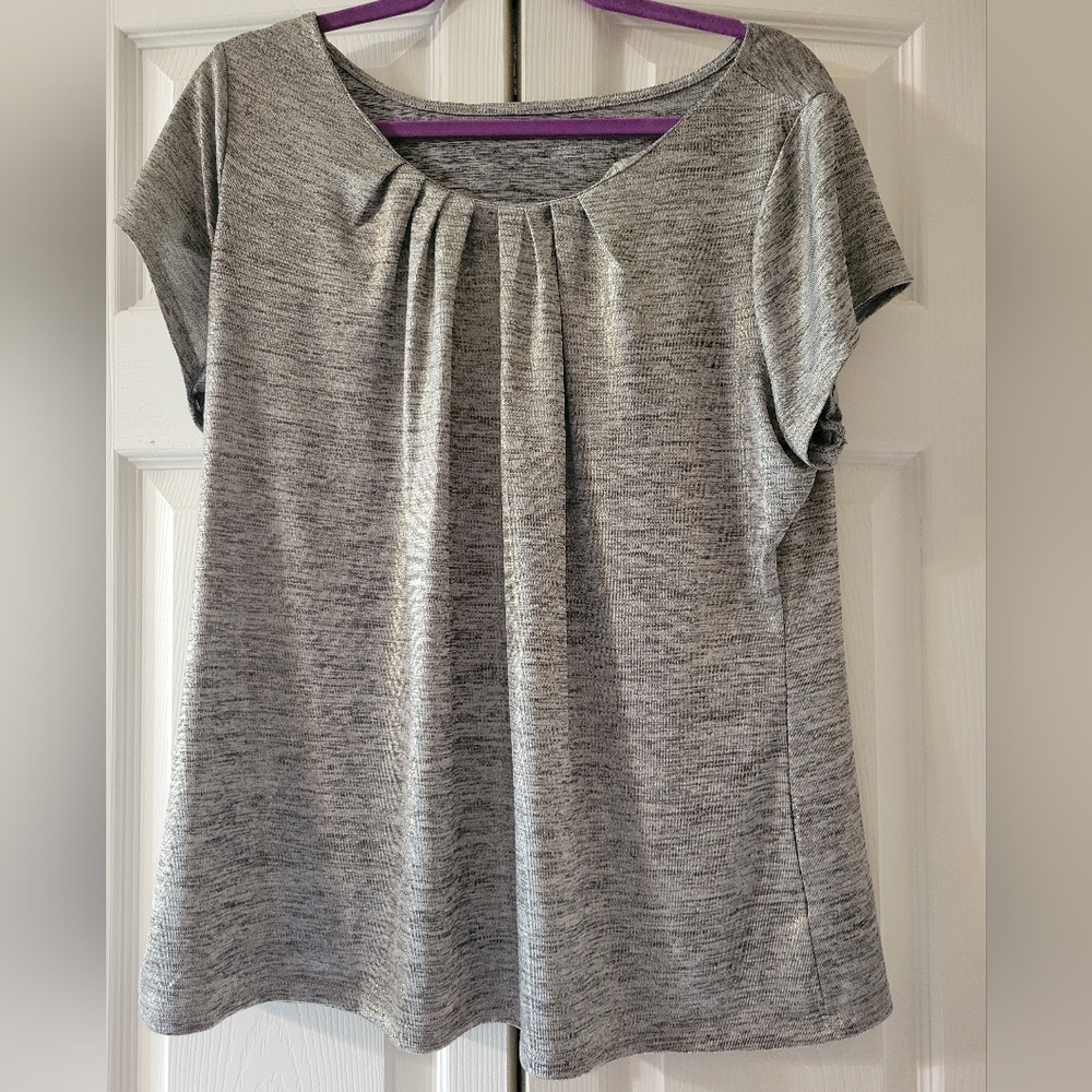 Gold shimmery t shirt